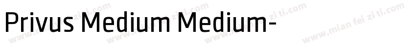 Privus Medium Medium字体转换